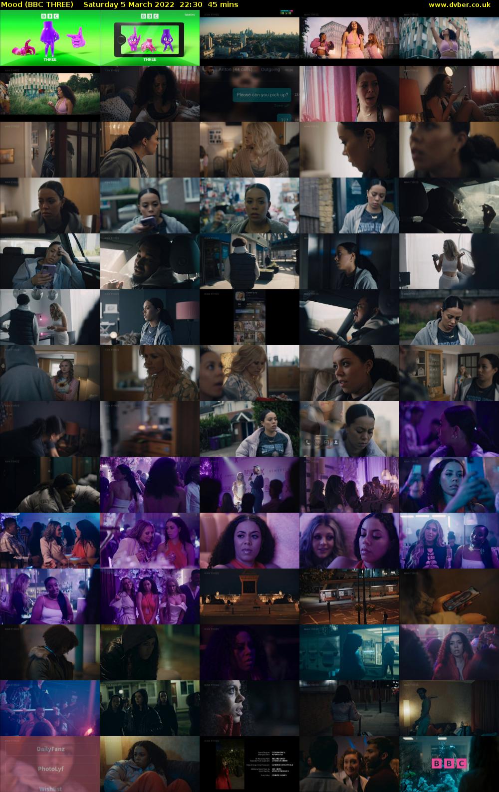 Mood (BBC THREE) Saturday 5 March 2022 22:30 - 23:15