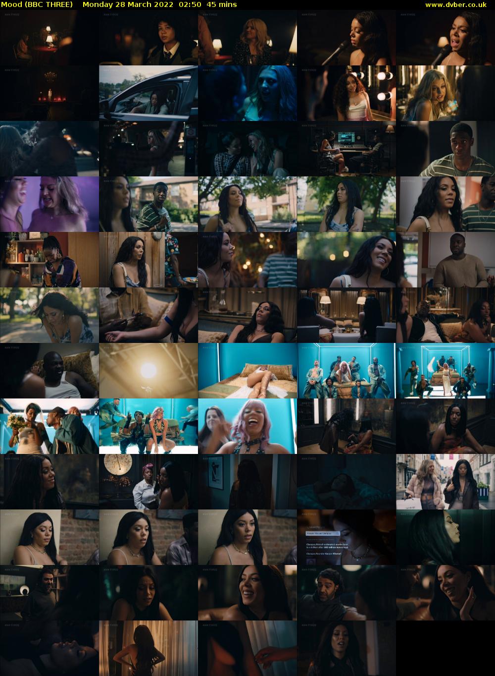 Mood (BBC THREE) Monday 28 March 2022 02:50 - 03:35