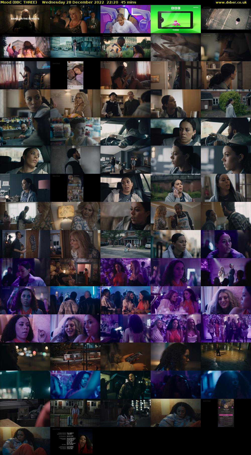 Mood (BBC THREE) Wednesday 28 December 2022 22:20 - 23:05