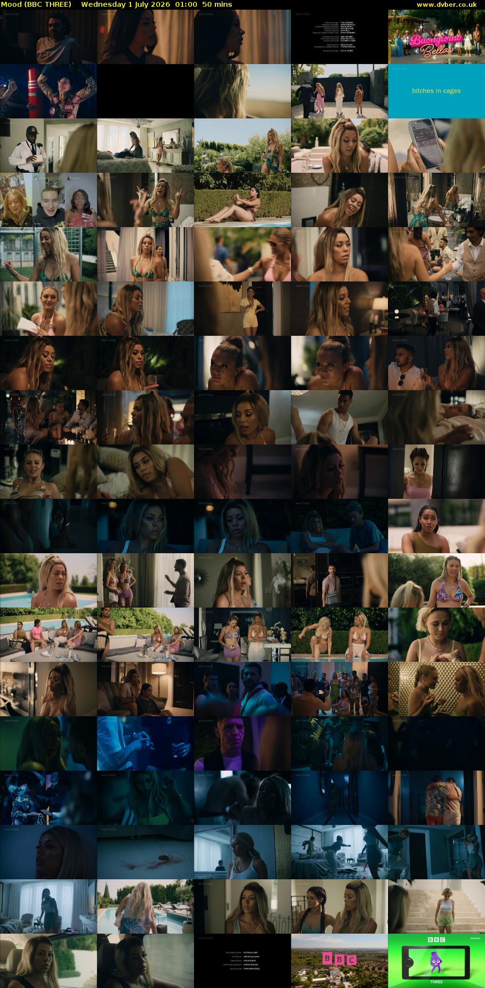 Mood (BBC THREE) Wednesday 1 July 2026 01:00 - 01:50