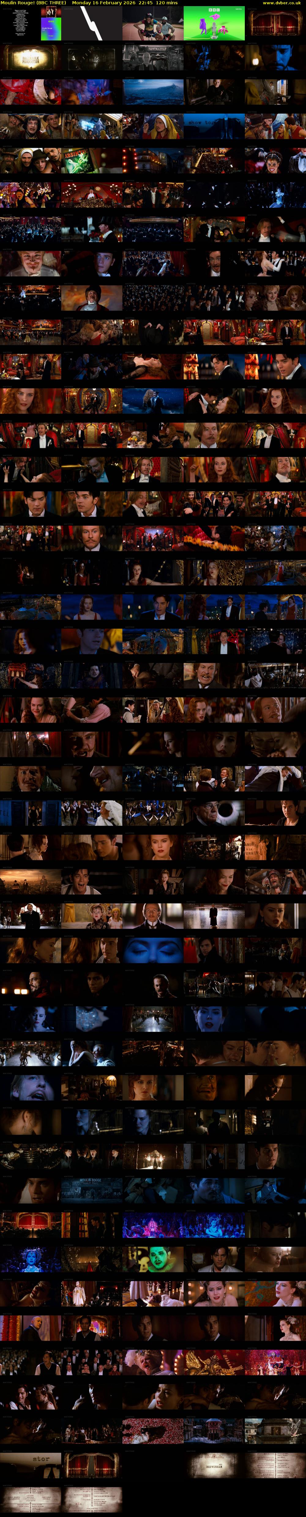 Moulin Rouge! (BBC THREE) Monday 16 February 2026 22:45 - 00:45