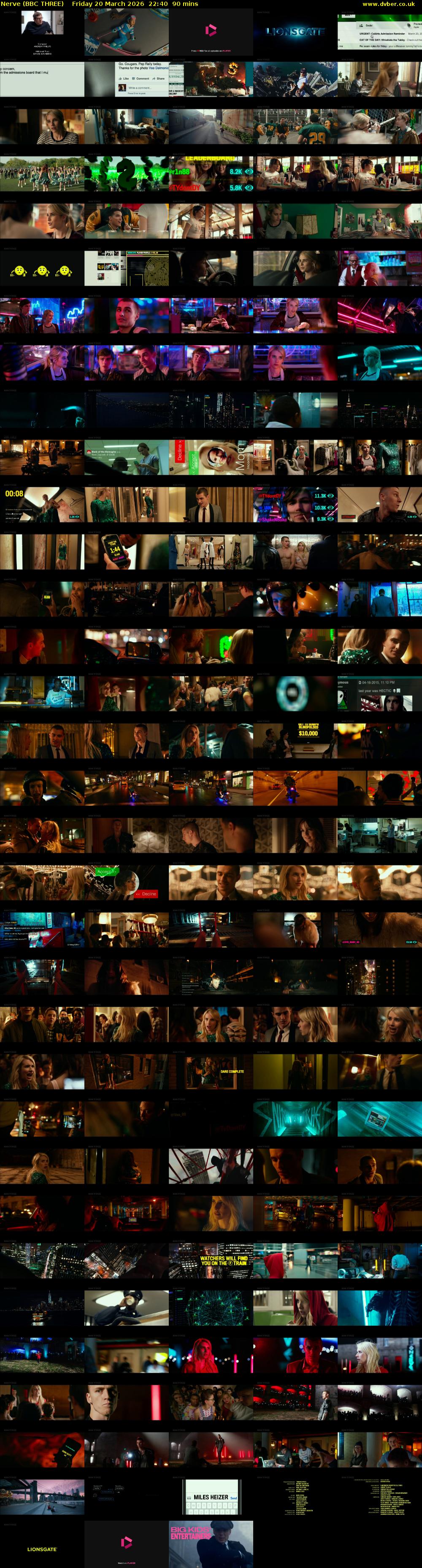 Nerve (BBC THREE) Friday 20 March 2026 22:40 - 00:10