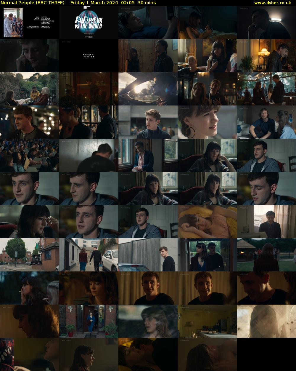Normal People (BBC THREE) Friday 1 March 2024 02:05 - 02:35