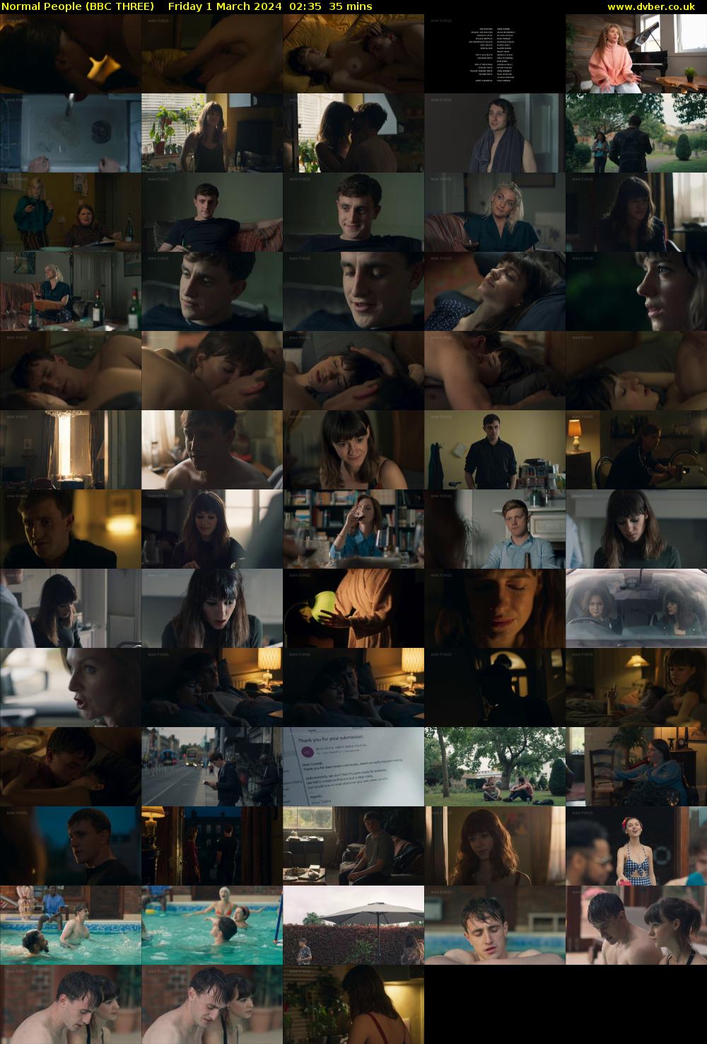 Normal People (BBC THREE) Friday 1 March 2024 02:35 - 03:10