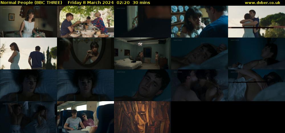 Normal People (BBC THREE) Friday 8 March 2024 02:20 - 02:50