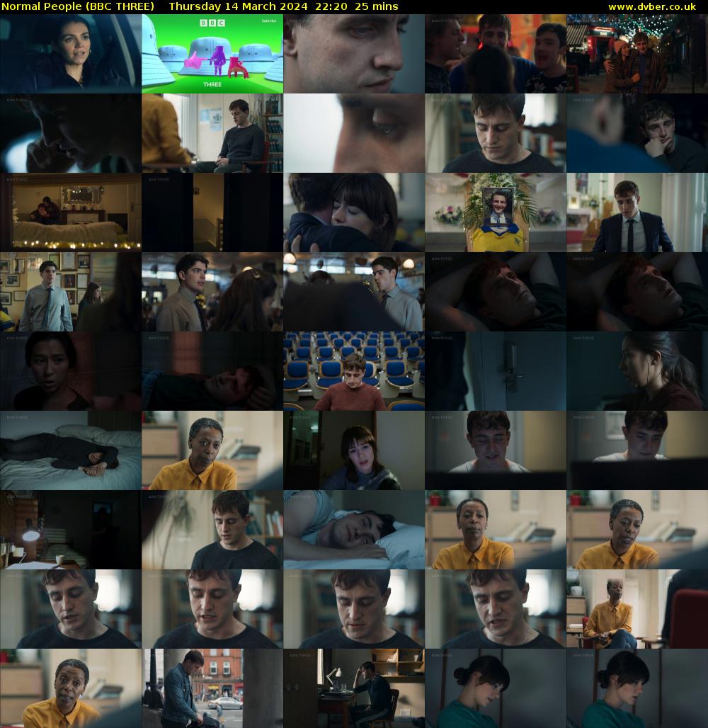 Normal People (BBC THREE) Thursday 14 March 2024 22:20 - 22:45