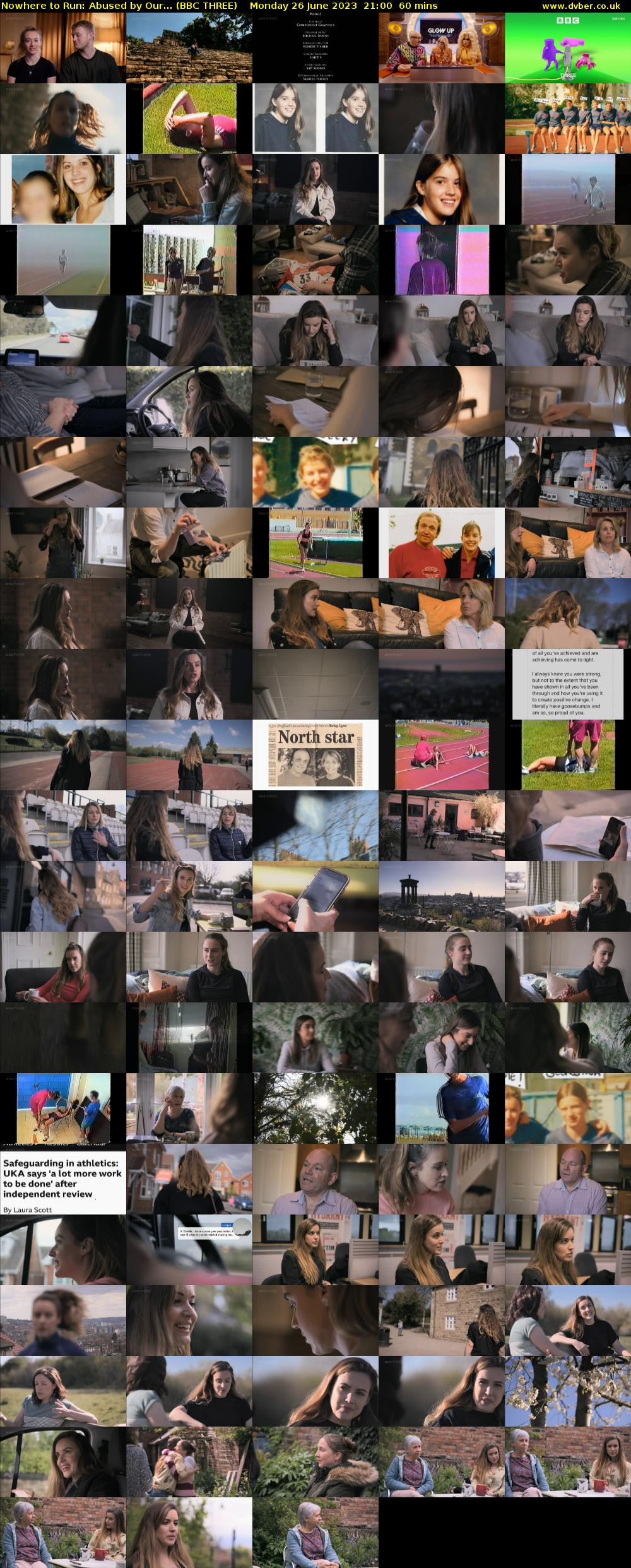 Nowhere to Run: Abused by Our... (BBC THREE) Monday 26 June 2023 21:00 - 22:00