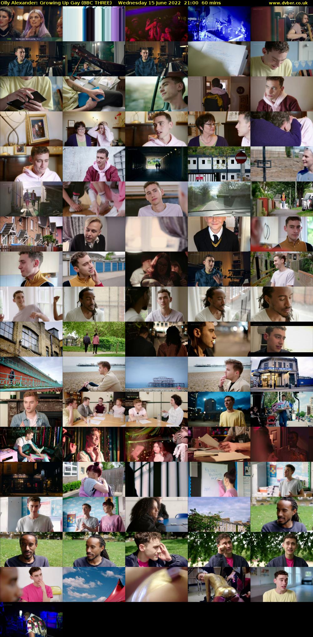 Olly Alexander: Growing Up Gay (BBC THREE) Wednesday 15 June 2022 21:00 - 22:00