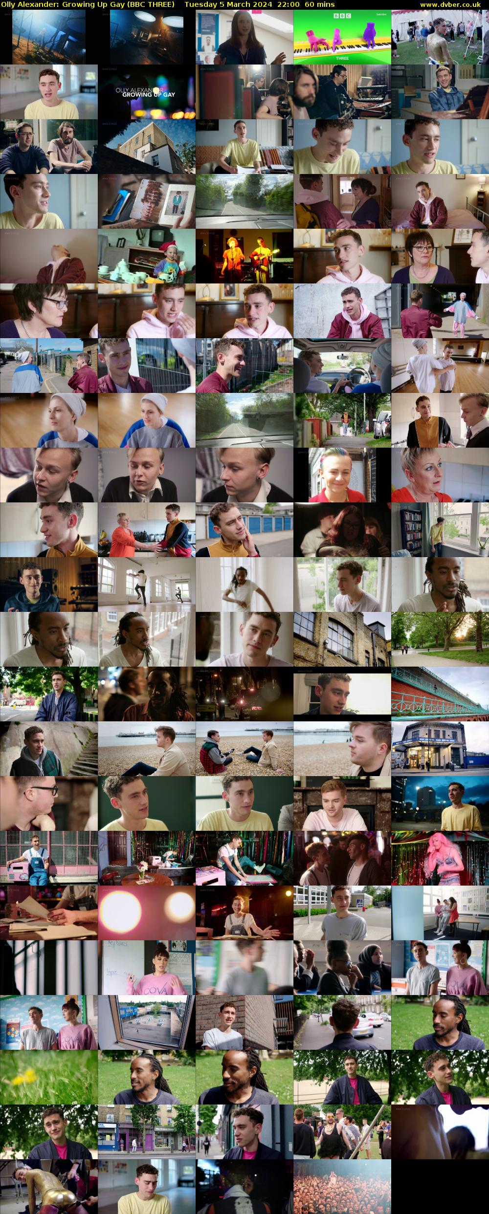 Olly Alexander: Growing Up Gay (BBC THREE) Tuesday 5 March 2024 22:00 - 23:00
