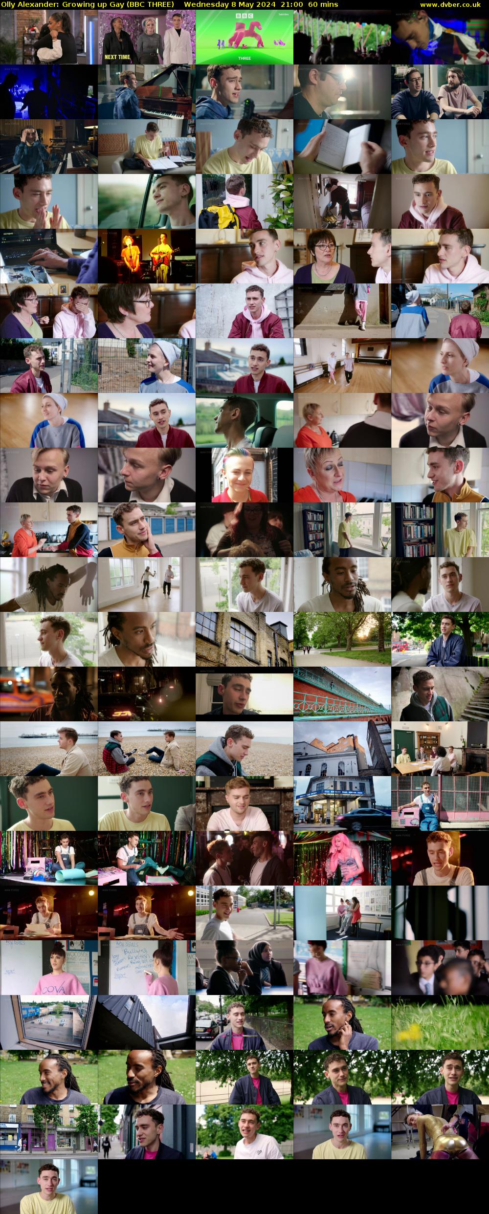 Olly Alexander: Growing Up Gay (BBC THREE) Wednesday 8 May 2024 21:00 - 22:00