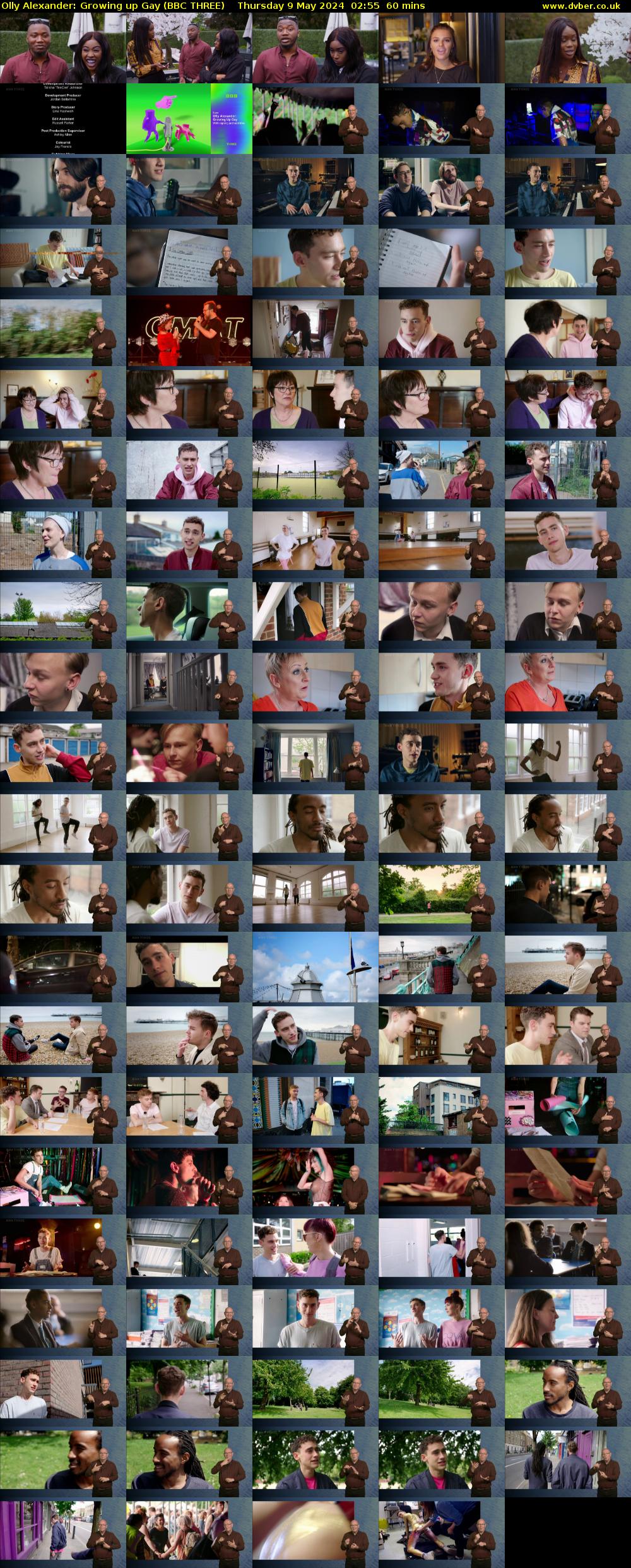 Olly Alexander: Growing Up Gay (BBC THREE) Thursday 9 May 2024 02:55 - 03:55