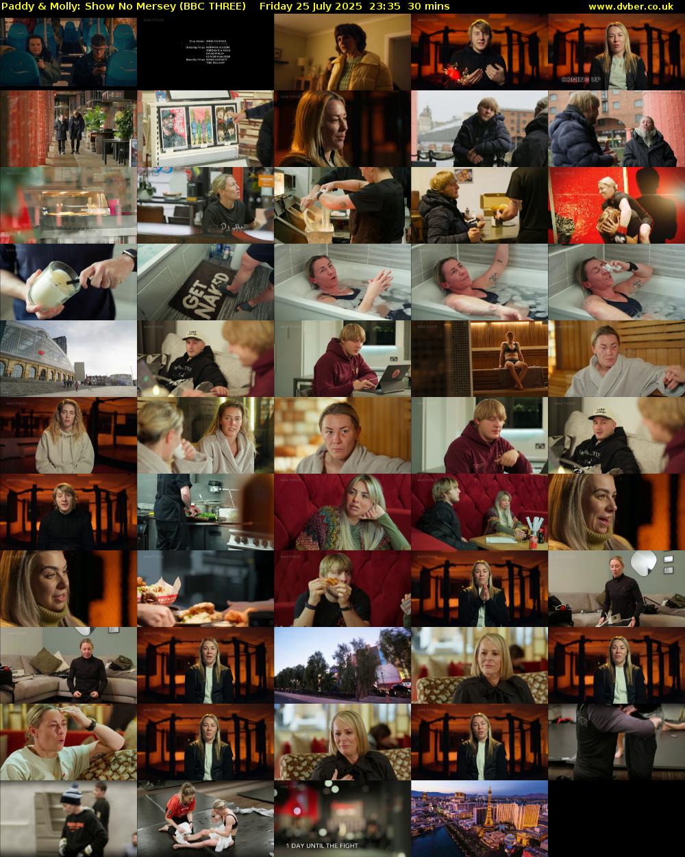 Paddy & Molly: Show No Mersey (BBC THREE) Friday 25 July 2025 23:35 - 00:05