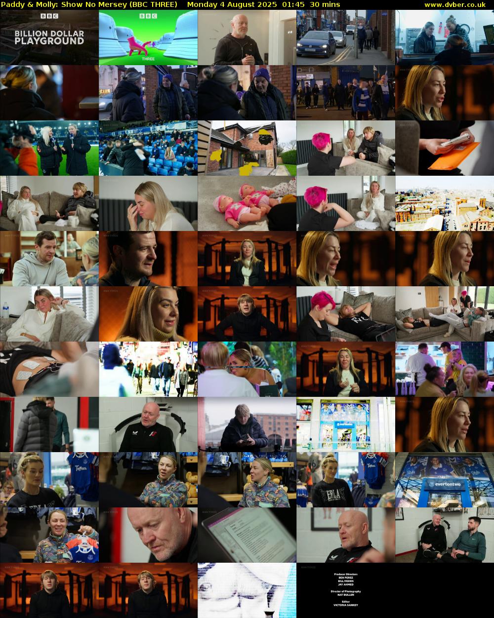 Paddy & Molly: Show No Mersey (BBC THREE) Monday 4 August 2025 01:45 - 02:15
