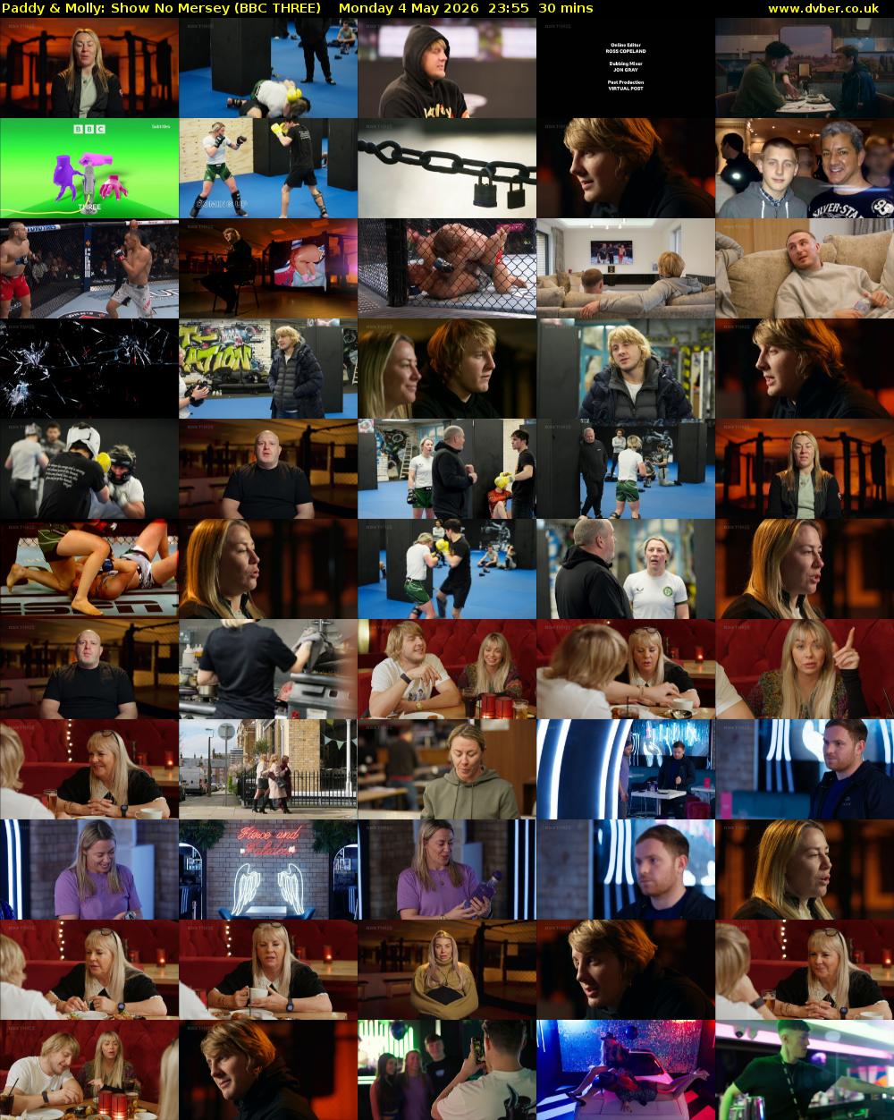 Paddy & Molly: Show No Mersey (BBC THREE) Monday 4 May 2026 23:55 - 00:25