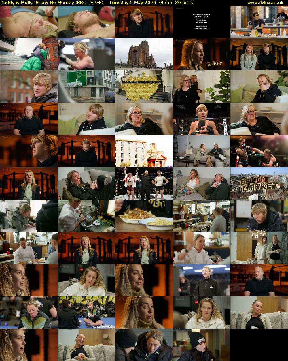 Paddy & Molly: Show No Mersey (BBC THREE) Tuesday 5 May 2026 00:55 - 01:25
