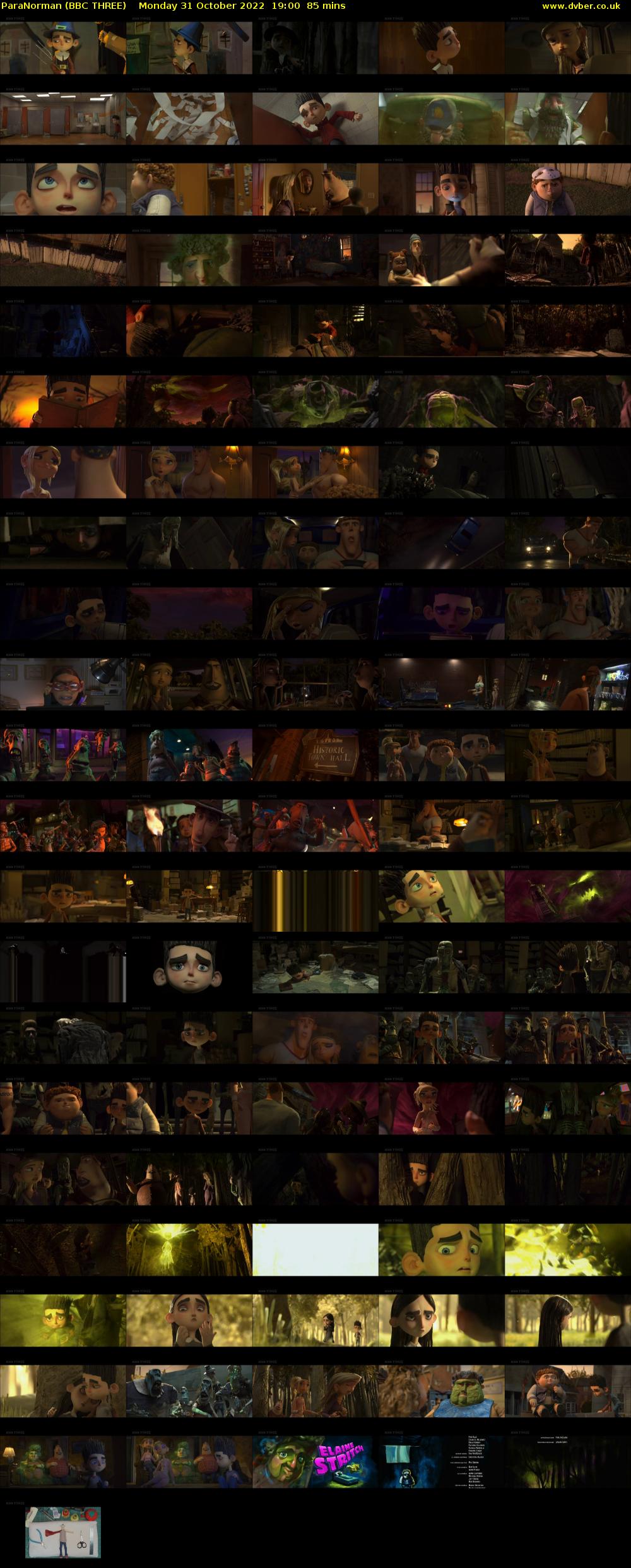 ParaNorman (BBC THREE) Monday 31 October 2022 19:00 - 20:25