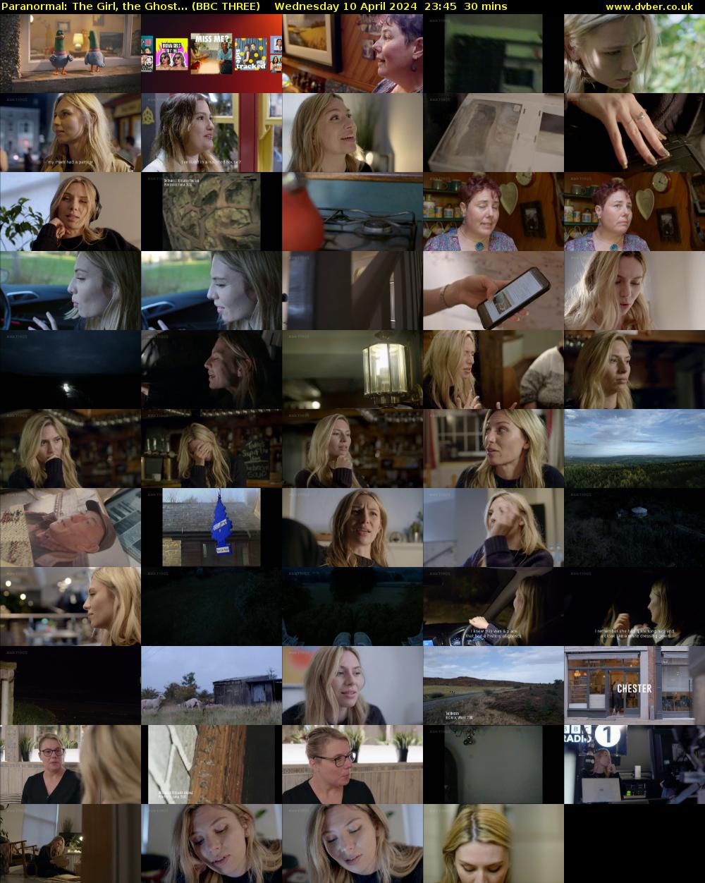 Paranormal: The Girl, the Ghost... (BBC THREE) Wednesday 10 April 2024 23:45 - 00:15