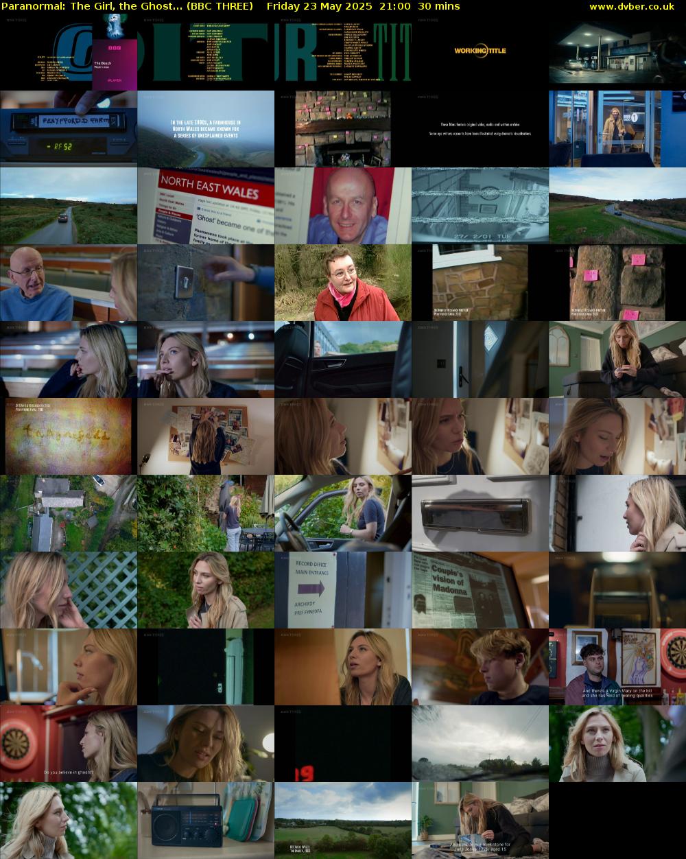 Paranormal: The Girl, the Ghost... (BBC THREE) Friday 23 May 2025 21:00 - 21:30