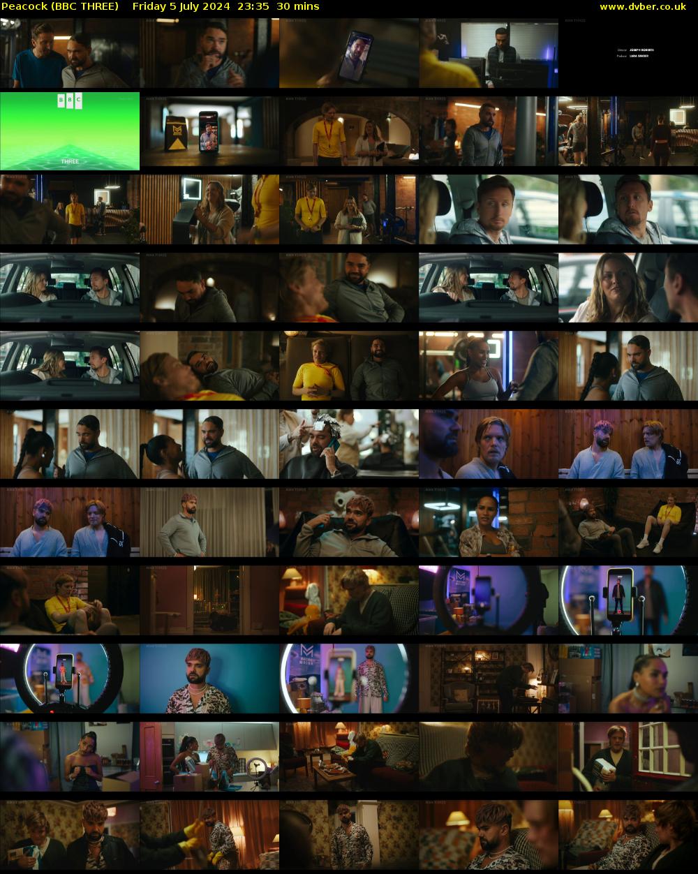 Peacock (BBC THREE) Friday 5 July 2024 23:35 - 00:05