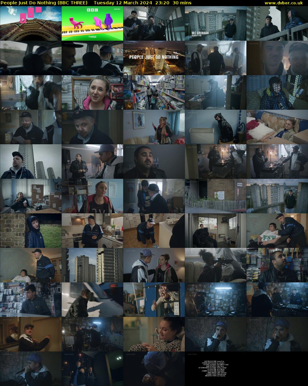 People Just Do Nothing (BBC THREE) Tuesday 12 March 2024 23:20 - 23:50