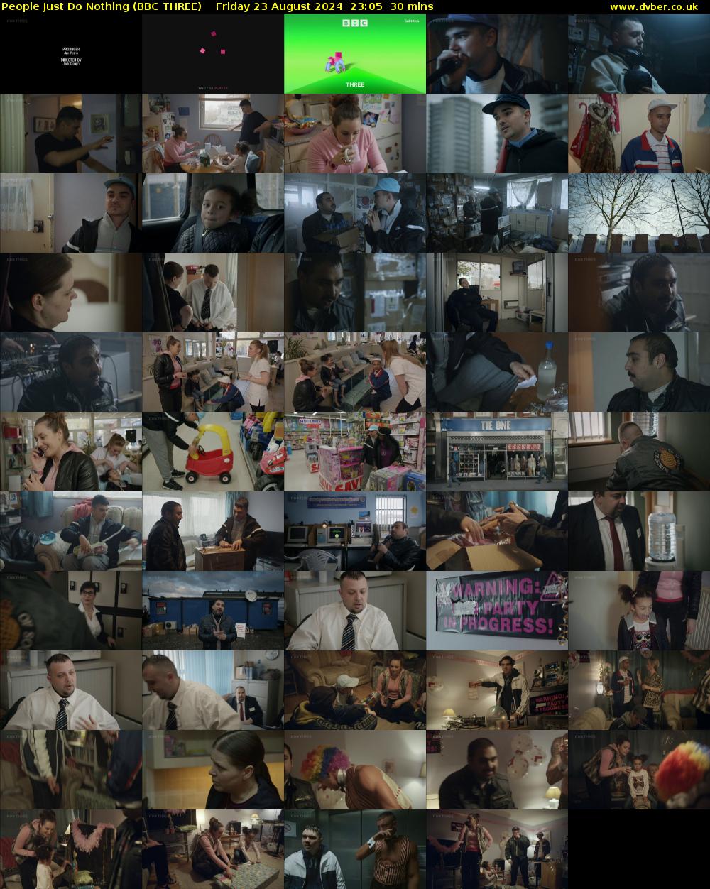 People Just Do Nothing (BBC THREE) Friday 23 August 2024 23:05 - 23:35
