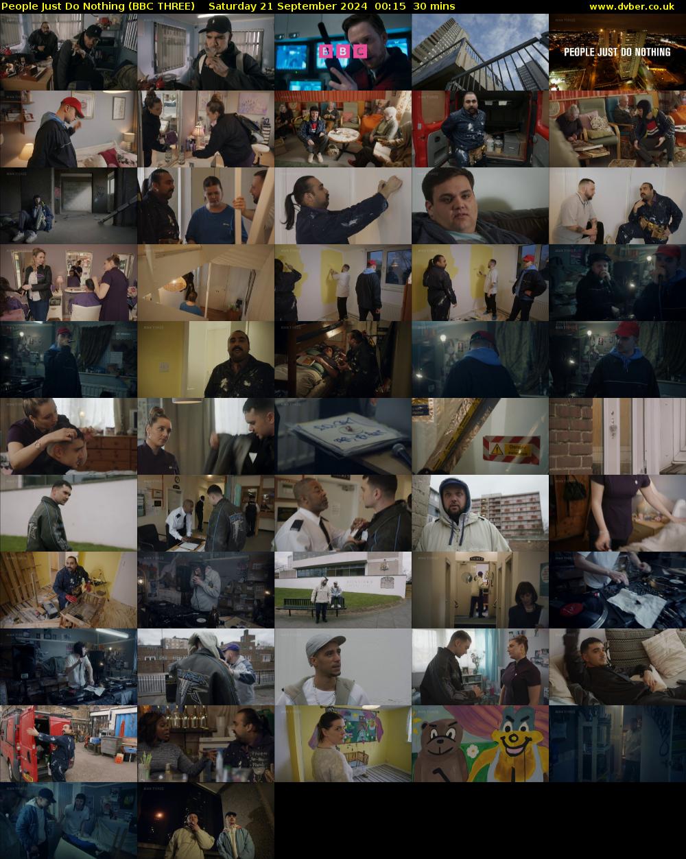 People Just Do Nothing (BBC THREE) Saturday 21 September 2024 00:15 - 00:45