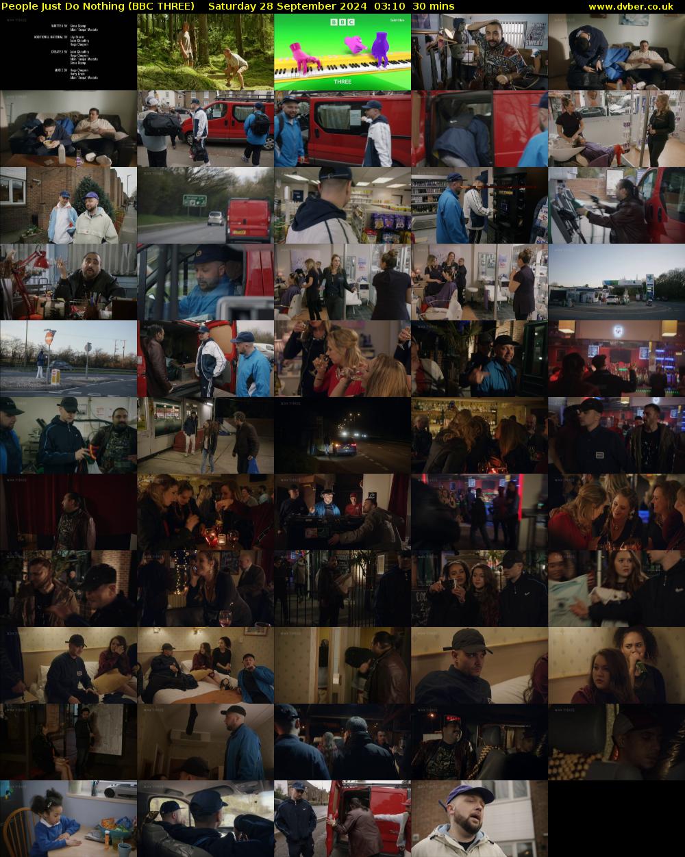 People Just Do Nothing (BBC THREE) Saturday 28 September 2024 03:10 - 03:40