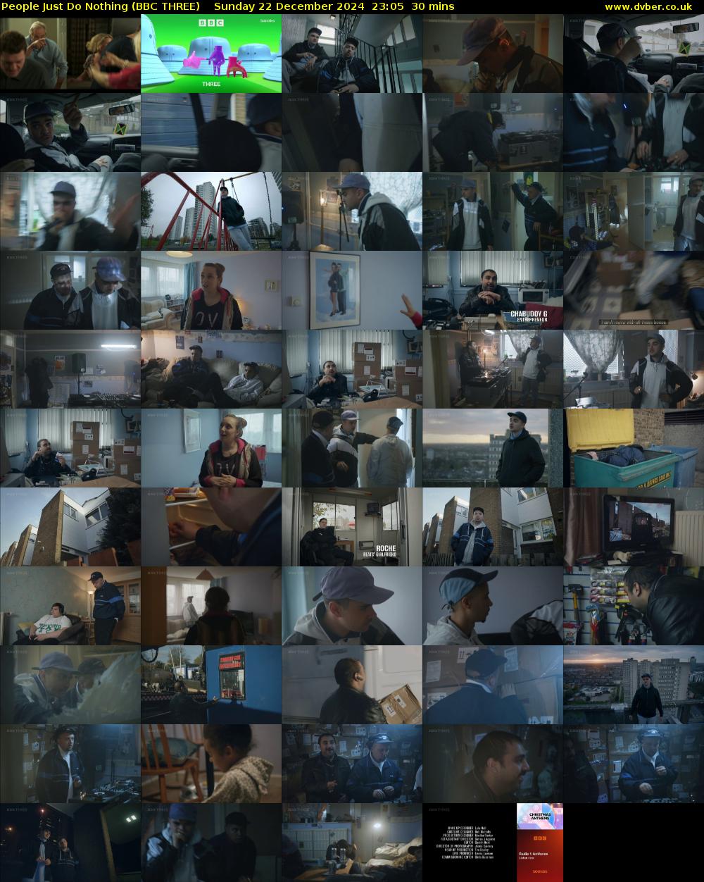 People Just Do Nothing (BBC THREE) Sunday 22 December 2024 23:05 - 23:35