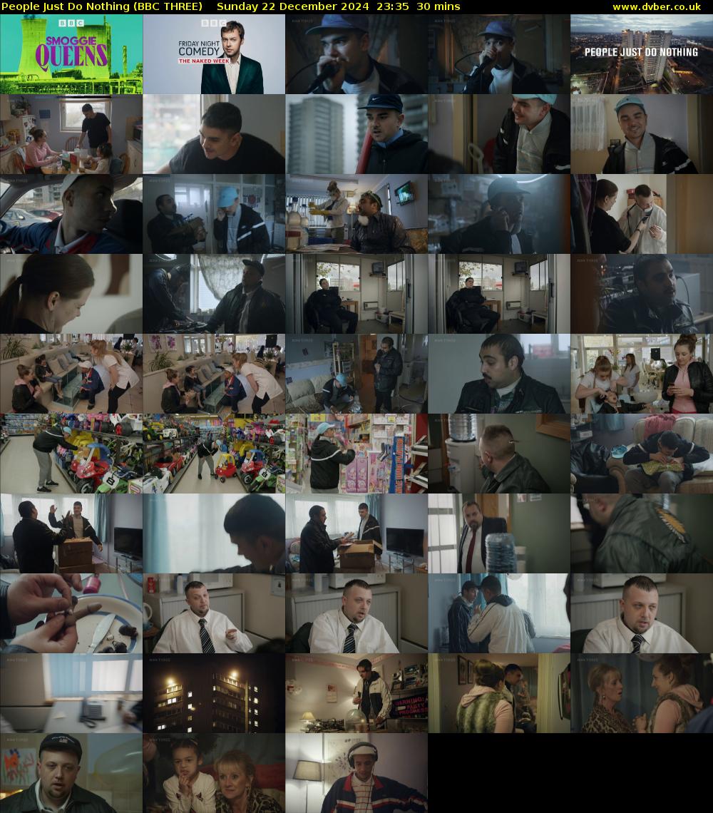 People Just Do Nothing (BBC THREE) Sunday 22 December 2024 23:35 - 00:05
