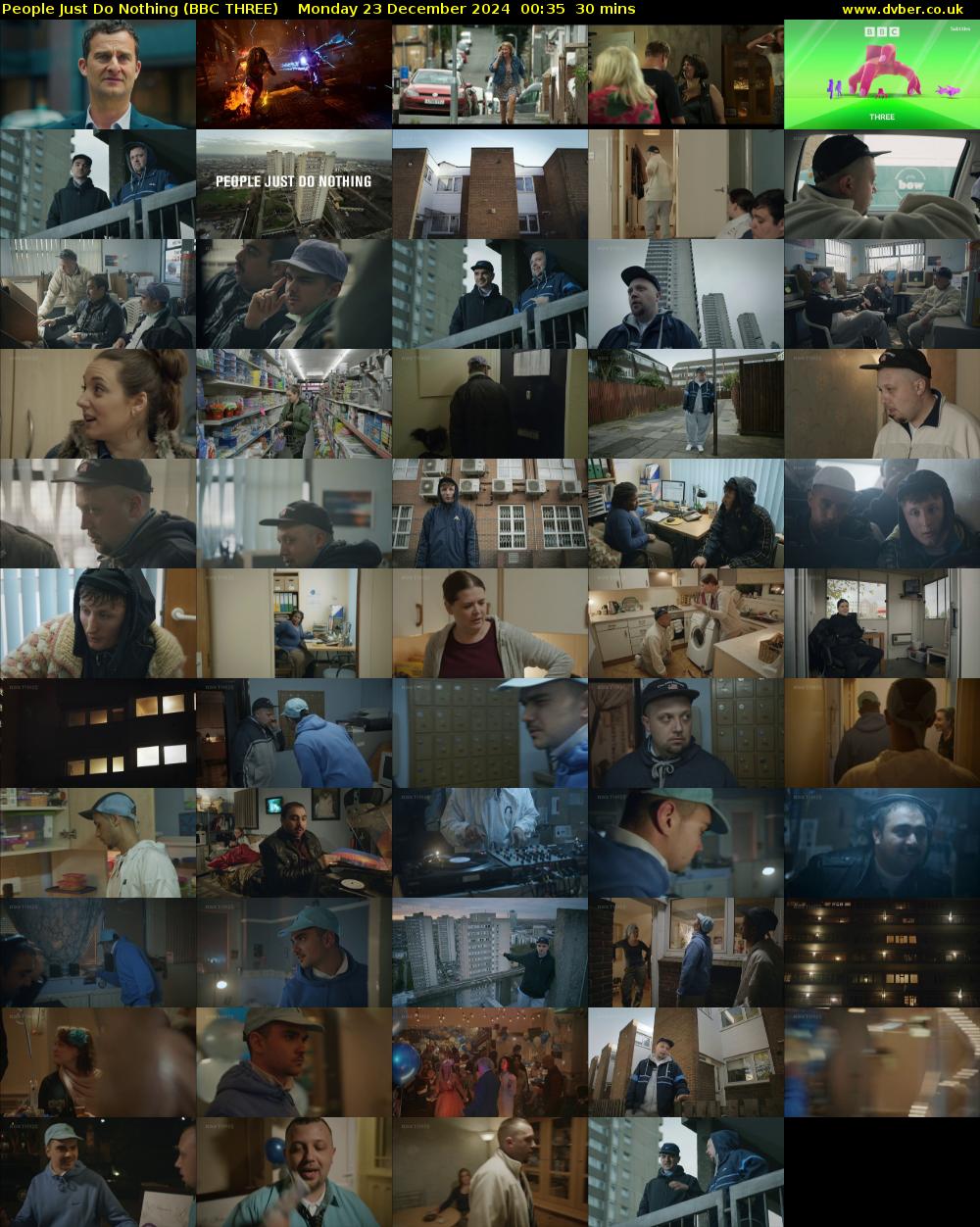 People Just Do Nothing (BBC THREE) Monday 23 December 2024 00:35 - 01:05