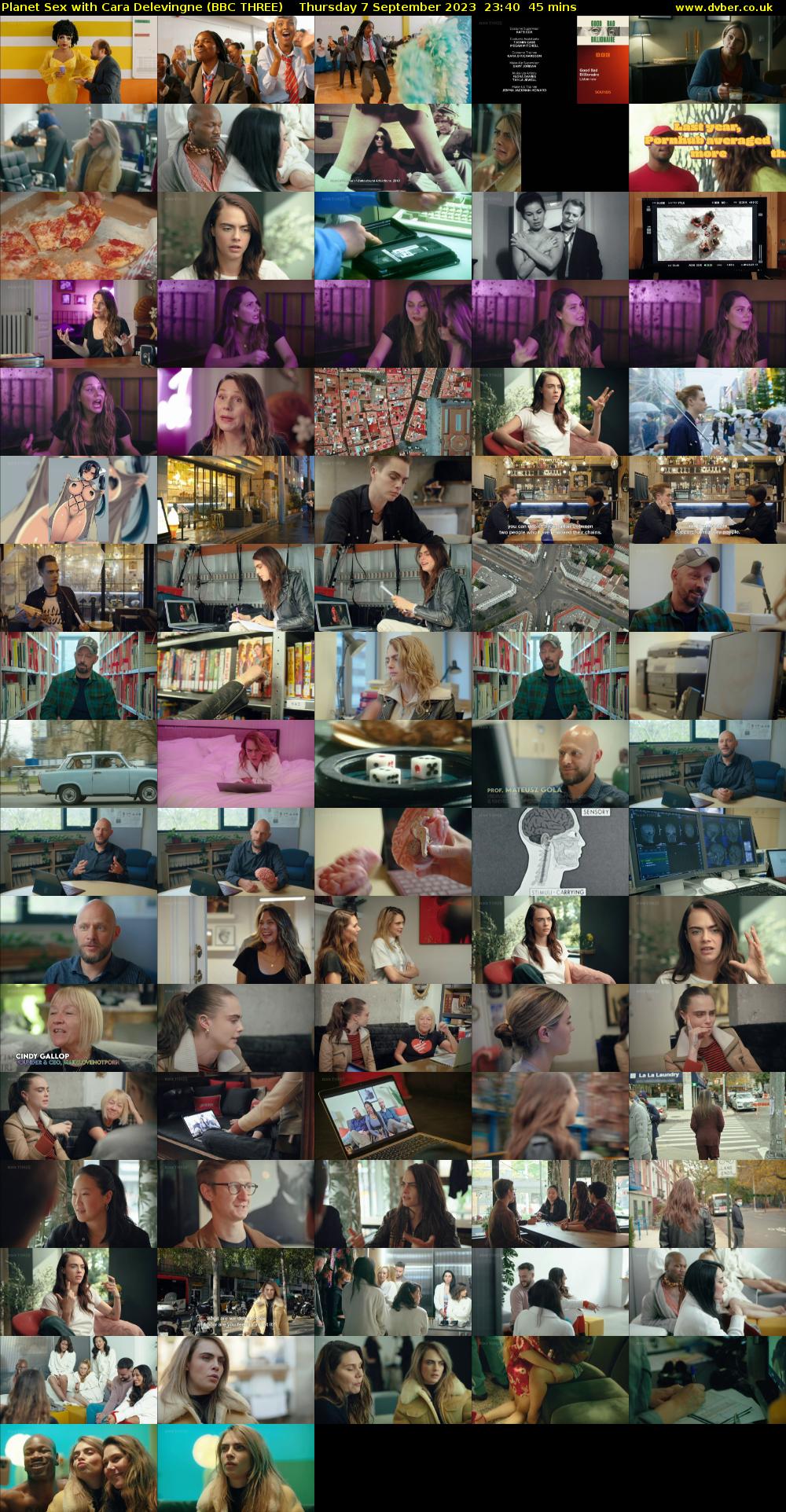 Planet Sex with Cara Delevingne (BBC THREE) Thursday 7 September 2023 23:40 - 00:25