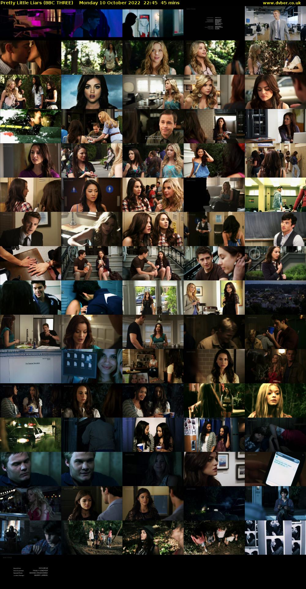 Pretty Little Liars (BBC THREE) Monday 10 October 2022 22:45 - 23:30