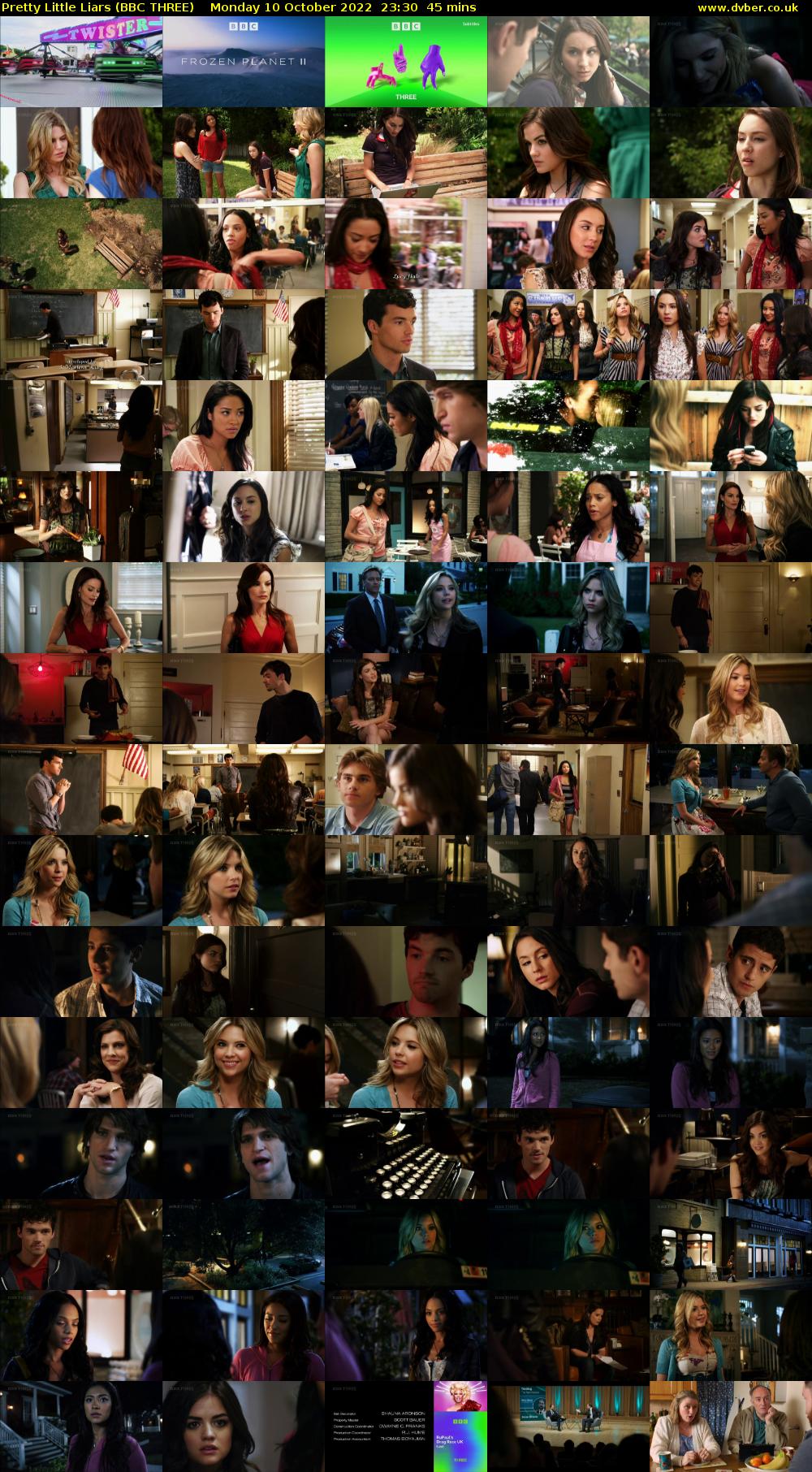 Pretty Little Liars (BBC THREE) Monday 10 October 2022 23:30 - 00:15