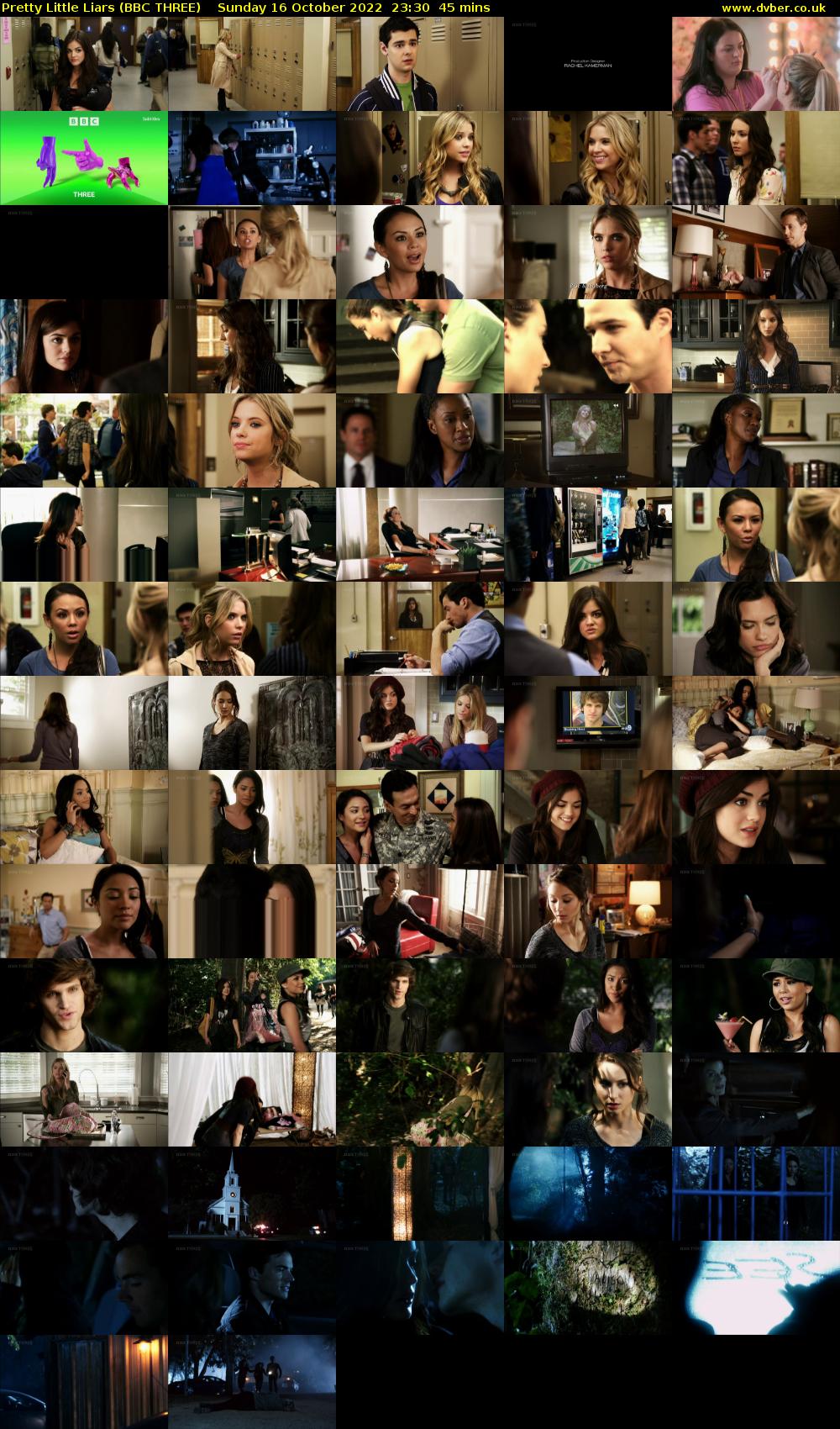 Pretty Little Liars (BBC THREE) Sunday 16 October 2022 23:30 - 00:15