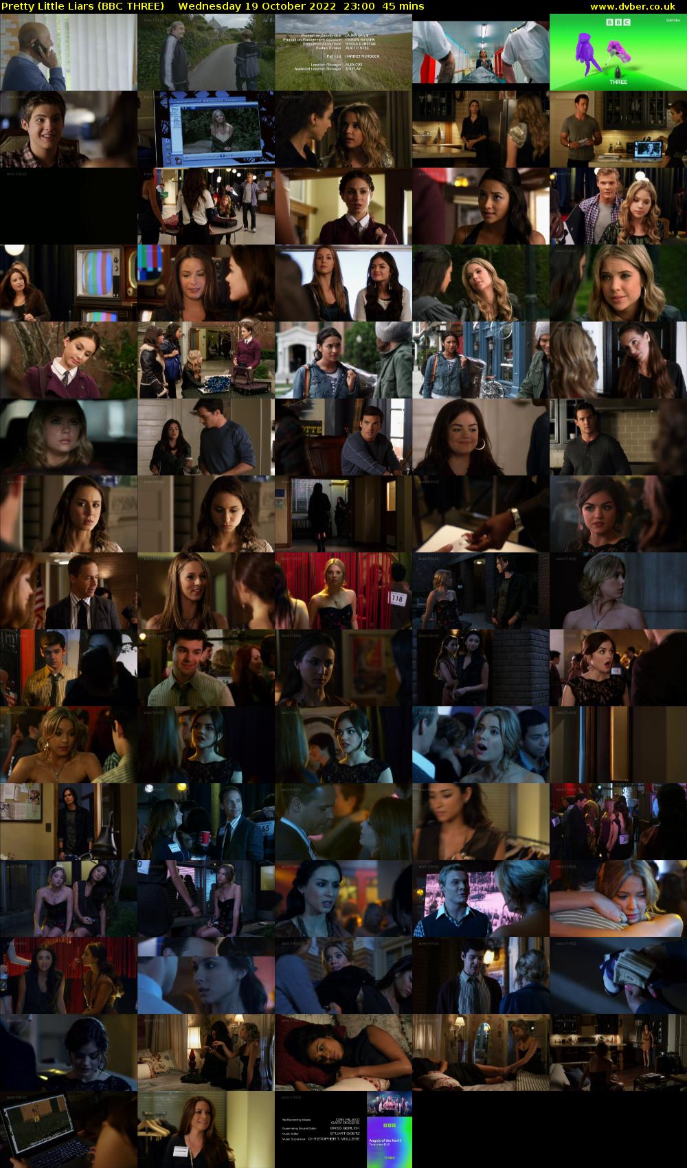 Pretty Little Liars (BBC THREE) Wednesday 9 November 2022 16:10 - 23:40