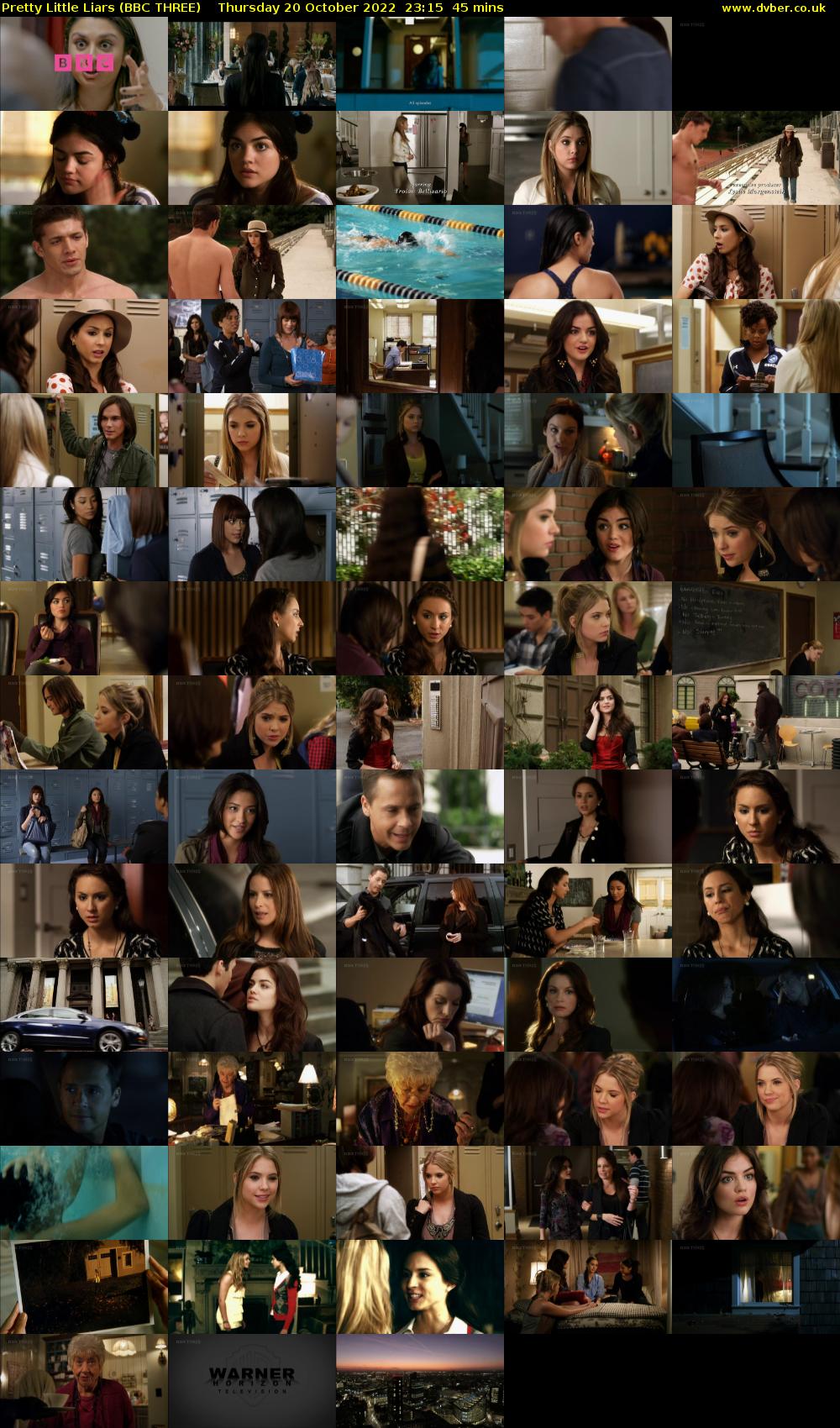 Pretty Little Liars (BBC THREE) Thursday 20 October 2022 23:15 - 00:00