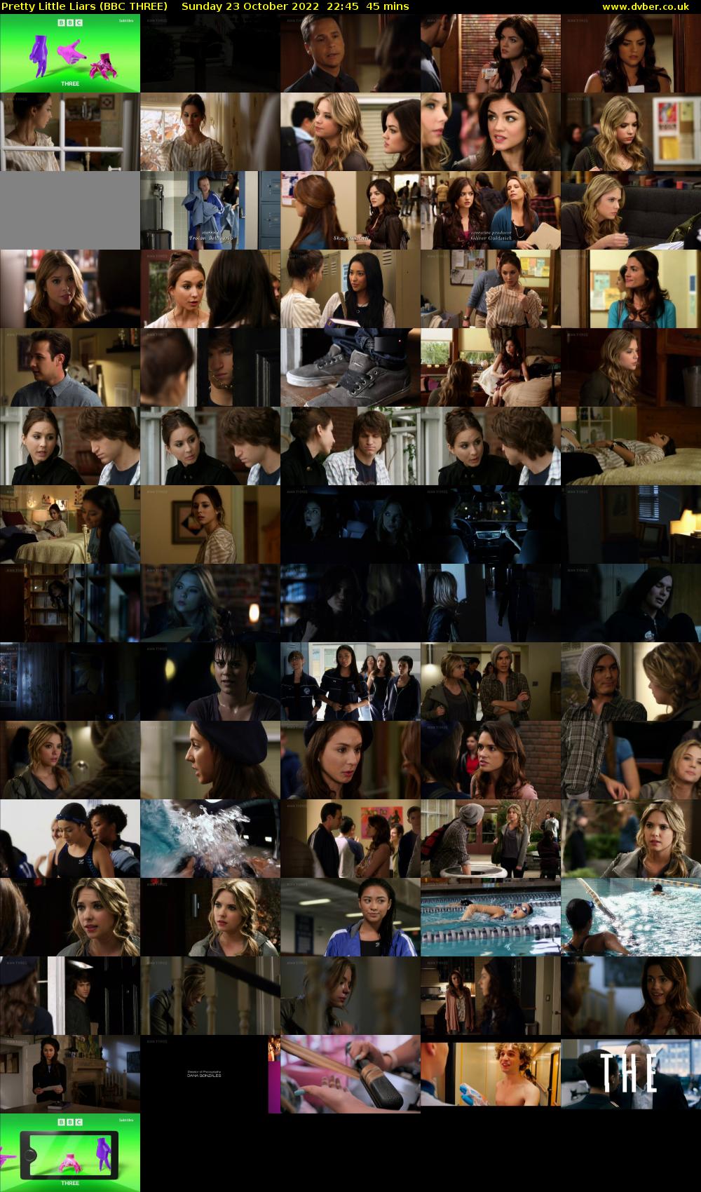 Pretty Little Liars (BBC THREE) Sunday 23 October 2022 22:45 - 23:30