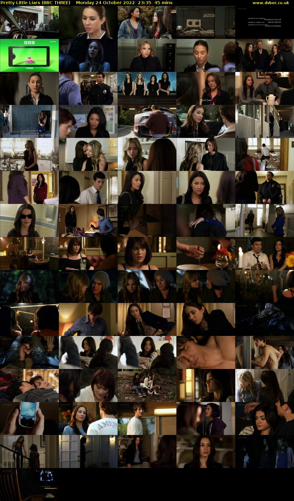 Pretty Little Liars (BBC THREE) Monday 24 October 2022 23:35 - 00:20
