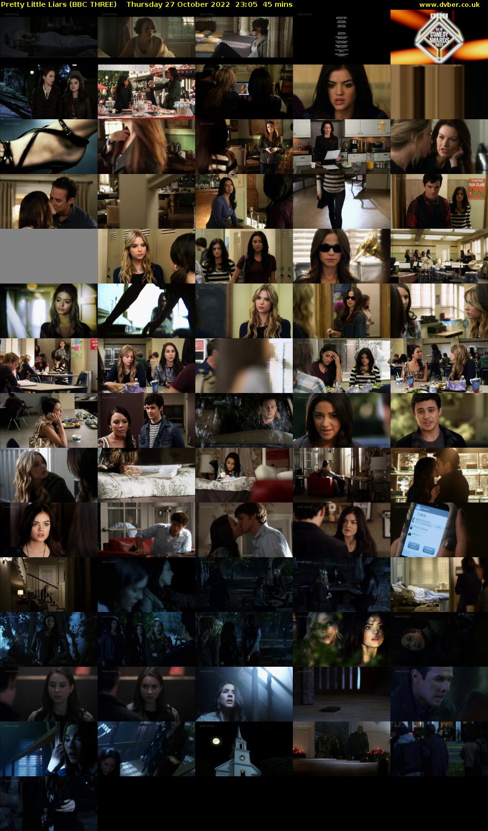 Pretty Little Liars (BBC THREE) Thursday 27 October 2022 23:05 - 23:50