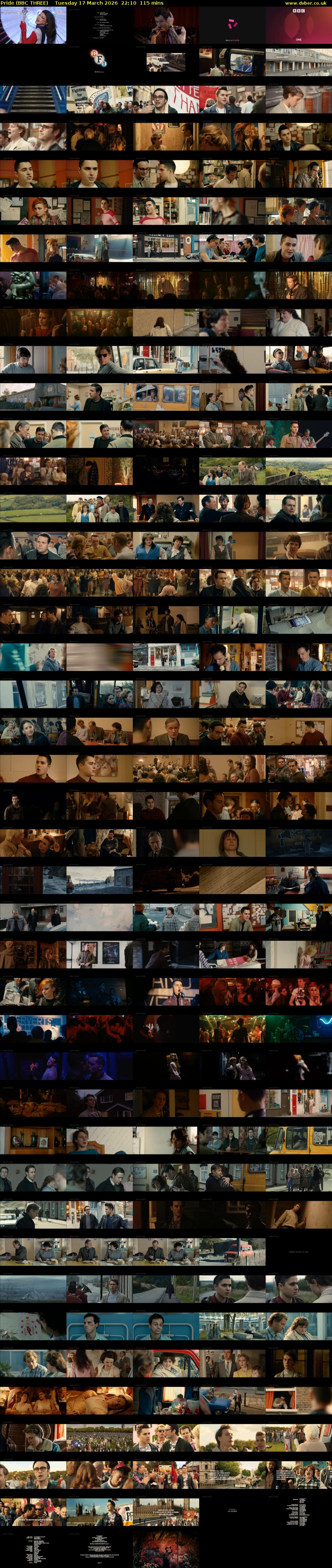 Pride (BBC THREE) Tuesday 17 March 2026 22:10 - 00:05