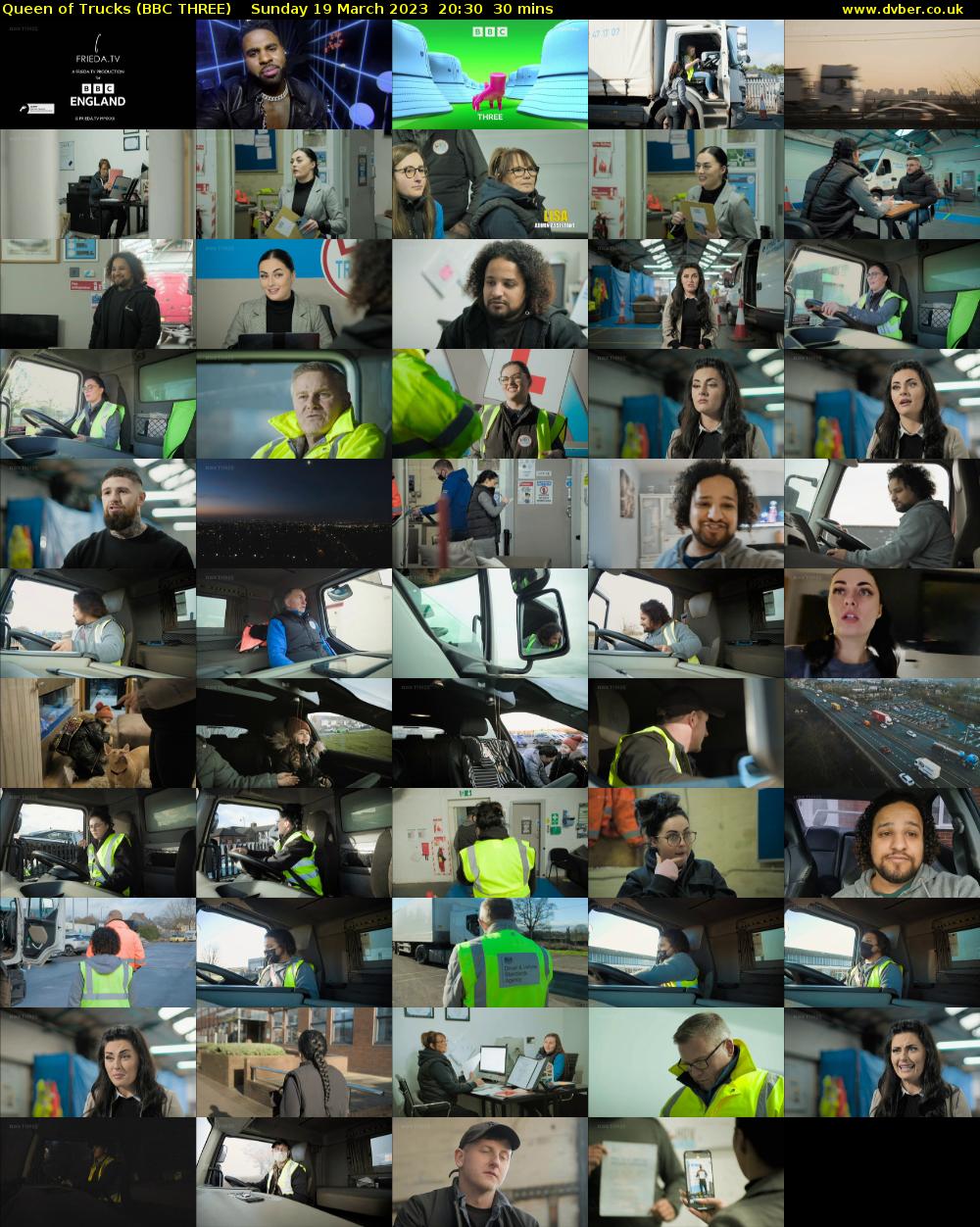 Queen of Trucks (BBC THREE) Sunday 19 March 2023 20:30 - 21:00