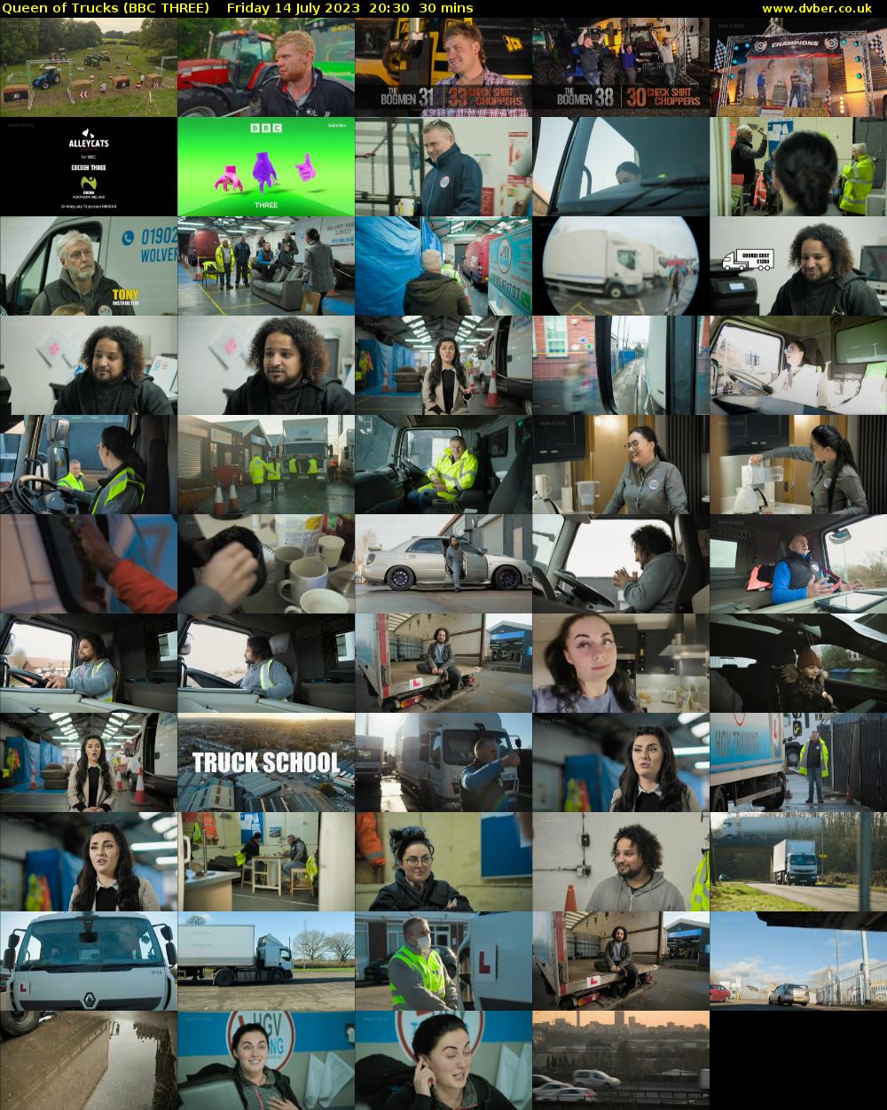 Queen of Trucks (BBC THREE) Friday 14 July 2023 20:30 - 21:00