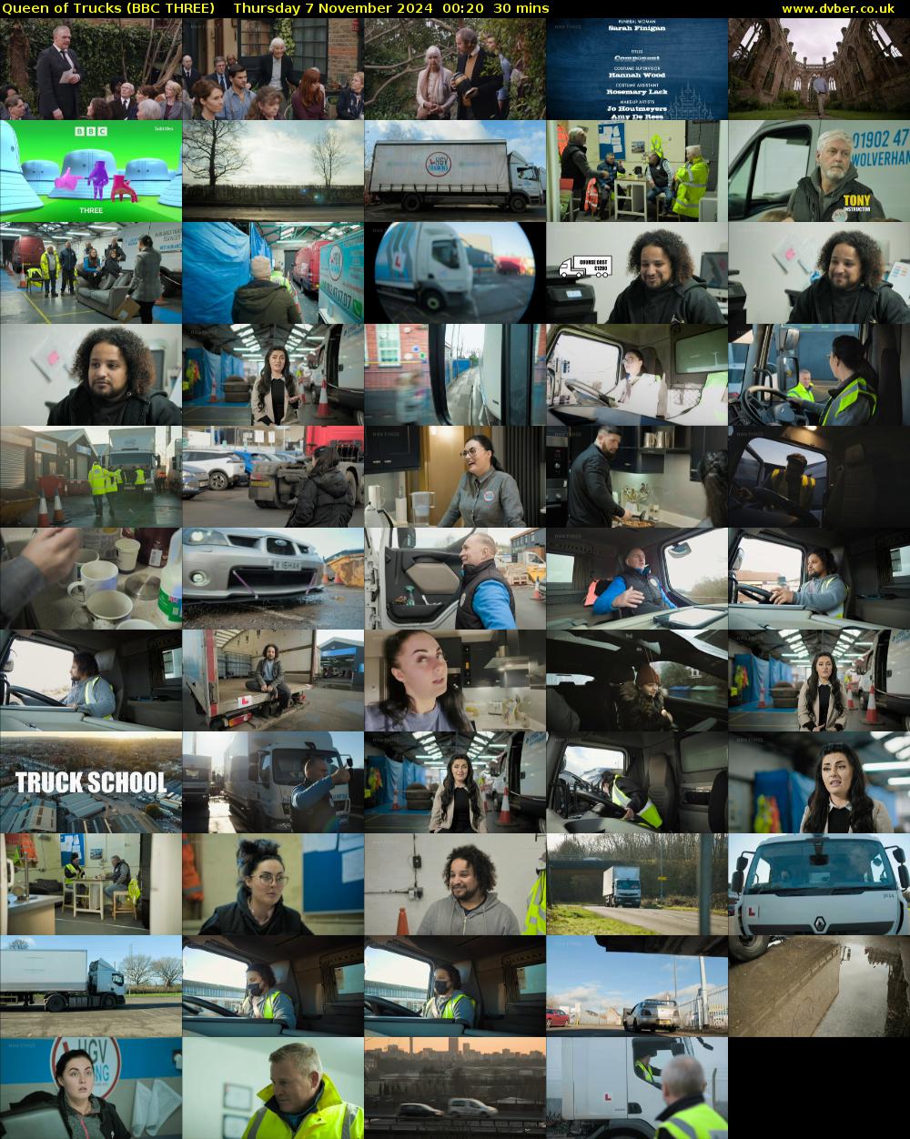 Queen of Trucks (BBC THREE) Thursday 7 November 2024 00:20 - 00:50