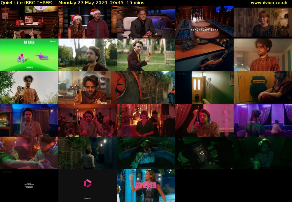 Quiet Life (BBC THREE) Monday 27 May 2024 20:45 - 21:00