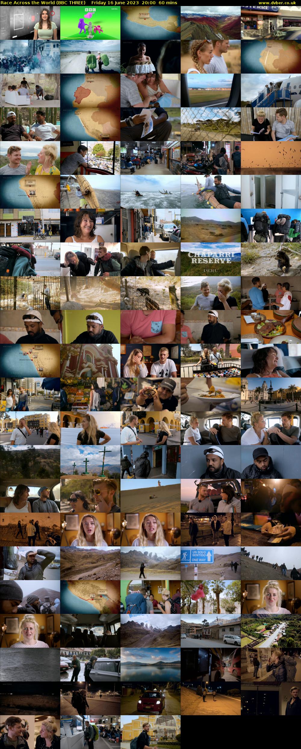 Race Across the World (BBC THREE) Friday 16 June 2023 20:00 - 21:00