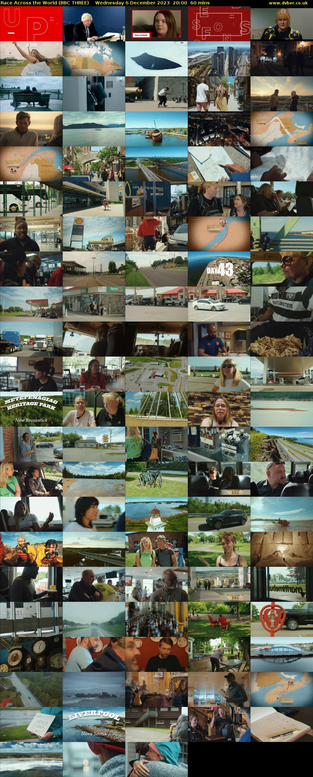 Race Across the World (BBC THREE) Wednesday 6 December 2023 20:00 - 21:00