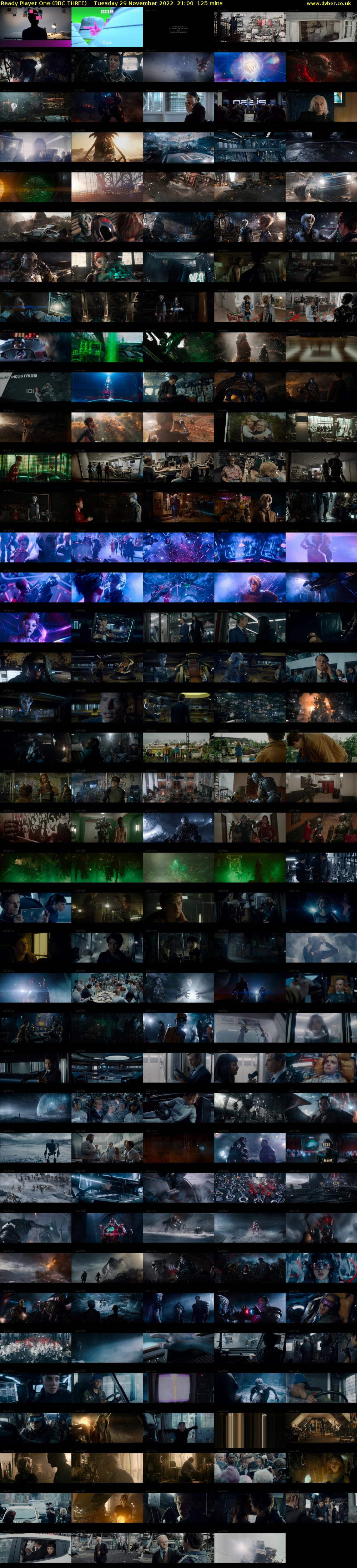 Ready Player One (BBC THREE) Tuesday 29 November 2022 21:00 - 23:05