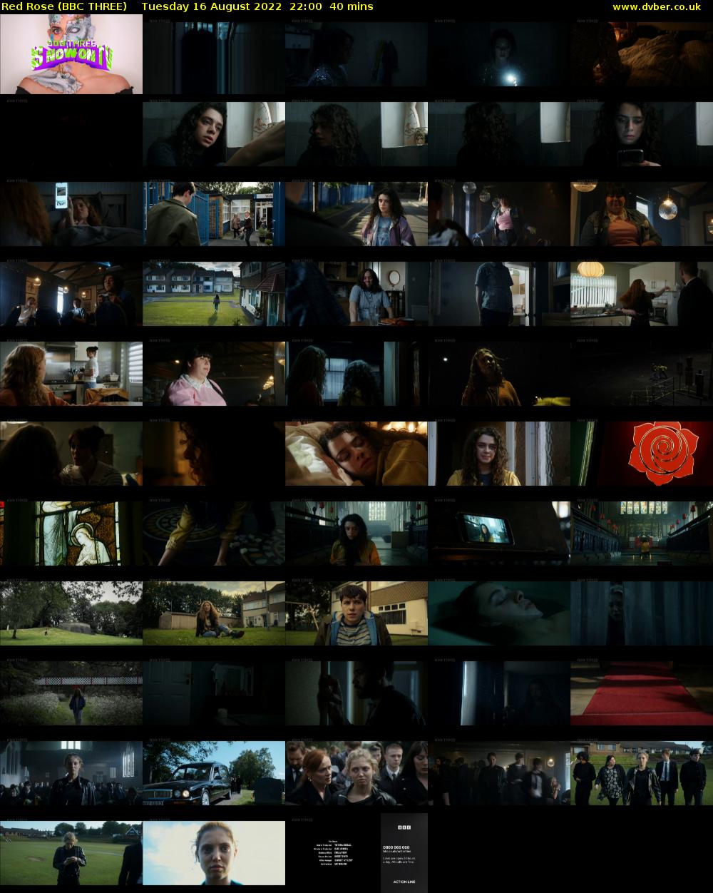 Red Rose (BBC THREE) Tuesday 16 August 2022 22:00 - 22:40