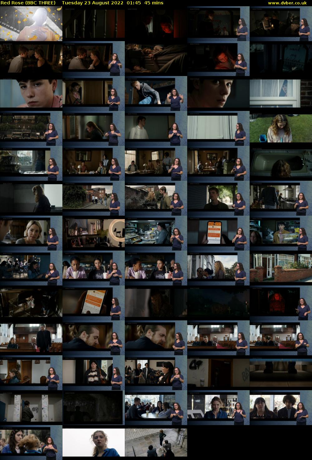 Red Rose (BBC THREE) Tuesday 23 August 2022 01:45 - 02:30
