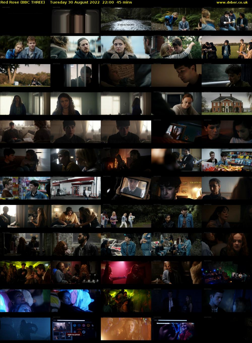 Red Rose (BBC THREE) Tuesday 30 August 2022 22:00 - 22:45